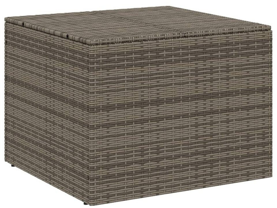 vidaXL Polyrattan garden chest 291 litres grey