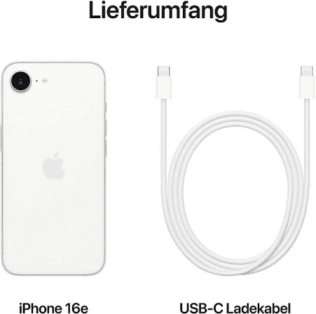 Apple iPhone 16e 512GB Weiß, Bild 17