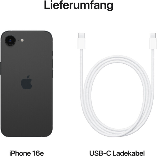 Apple iPhone 16e 128GB Schwarz, Bild 7