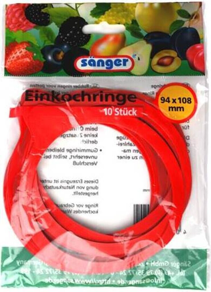 Weck Gummiring Helvetia / Globus, Einmachgläser, Rot ab 1,49 € (Oktober 2026)
