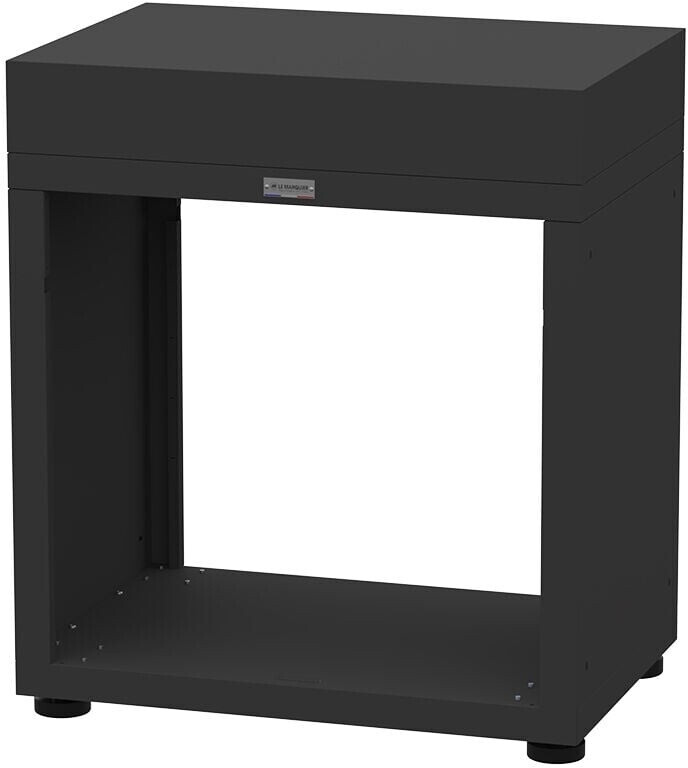 Le Marquier Meuble ouvert 80 x 55 cm noir