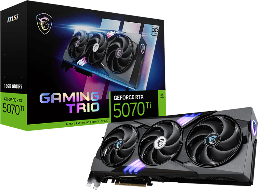 MSI GeForce RTX 5070 Ti Gaming Trio OC Plus