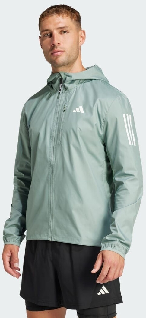 Adidas Own the Run Jacket Silver Green (JD2239)