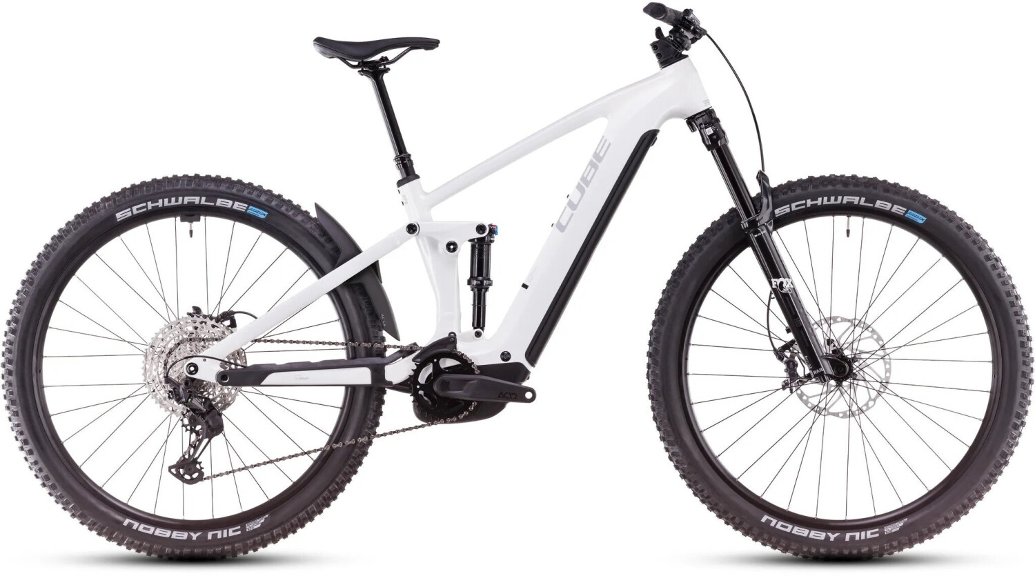 Cube Stereo Hybrid ONE44 EXC (2025) metallicwhite´n´black