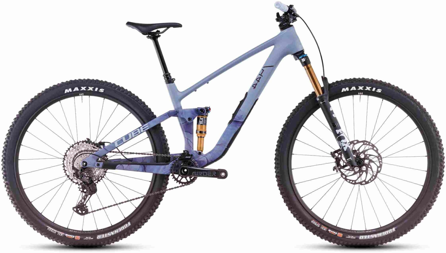 Cube Stereo One44 C:62 Race 29 2025 pigeon blue