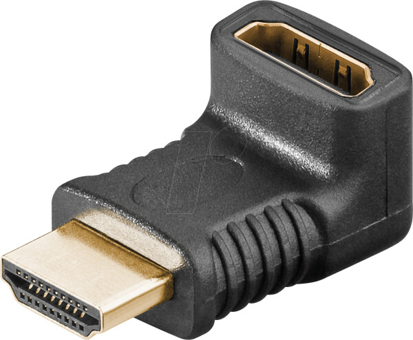 Goobay 65744 - Adapter, HDMI Stecker auf Buchse, 8K 60 Hz, 90° vertikal, Bild 3