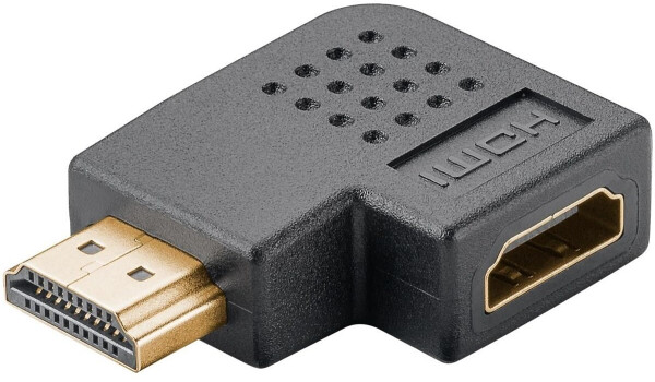 Goobay 65750 - Adapter, HDMI Stecker auf Buchse, 8K 60 Hz, 270° horizontal