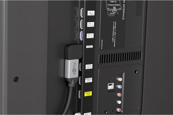 Goobay 65750 - Adapter, HDMI Stecker auf Buchse, 8K 60 Hz, 270° horizontal, Bild 2