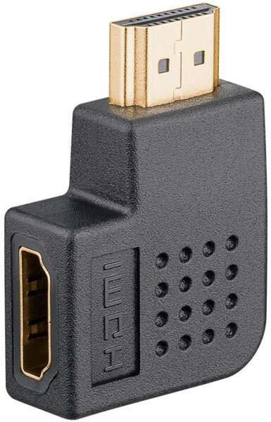 Goobay 65750 - Adapter, HDMI Stecker auf Buchse, 8K 60 Hz, 270° horizontal, Bild 3