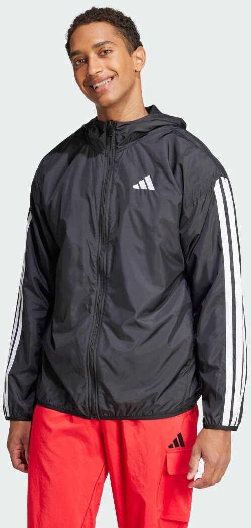 Adidas Essentials 3-stripes windbreaker Black / White (JE6325)