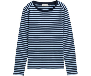 TOM TAILOR Denim Damen Top Mit Bio-Baumwolle – Lässiges Slim-Fit-Top Mit Gekreuzten Trägerdetails