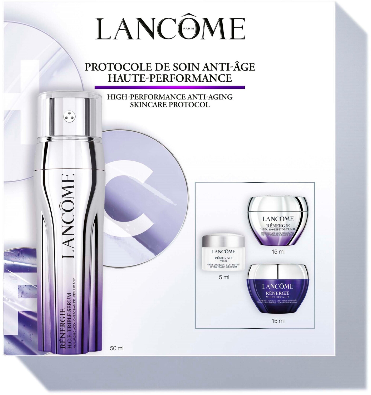 Lancôme Rénergie H.C.F. Triple Serum Set 4 pcs.