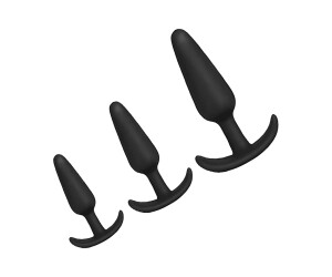 Doc Johnson Anal Plug Training Set verschiedene Größen Schwarz ab 23.99 €