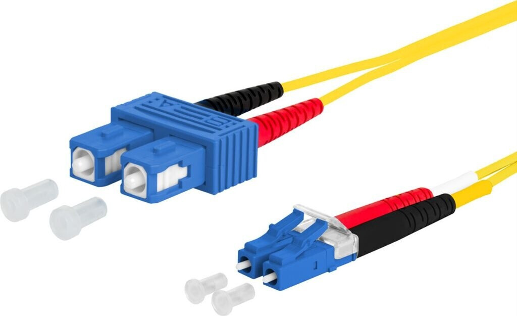 Metz Connect OpDAT Patchkabel OS2 SC-D/LC-D SM 3m gelb I-V(ZN)H E9/125 (151P1EOJO30E)