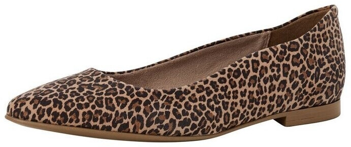 Tamaris Leather ballet flat brown
