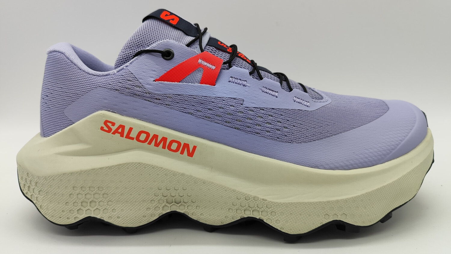 Salomon Ultra Glide 3 Trail Running Shoes grey cosmic sky icicle neon flame