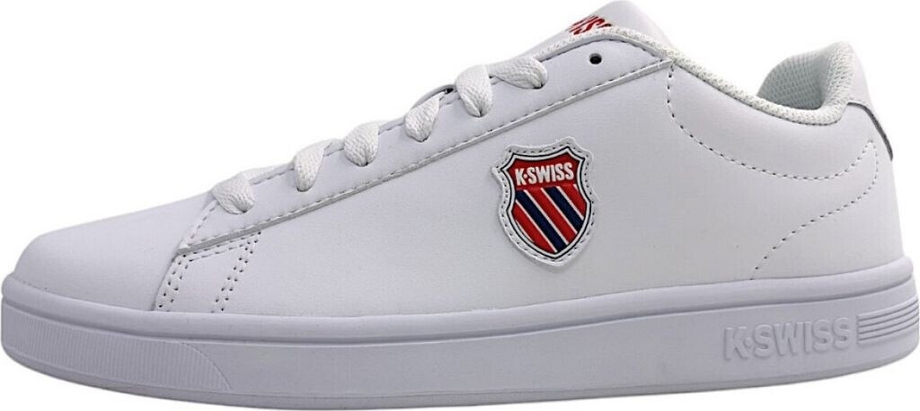 K-Swiss Court Shield Sneaker Athletic Shoe 06599-113-M white
