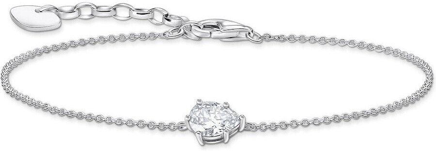 Thomas Sabo Bracelet with white zirconia drop silver (A2159-051-14)