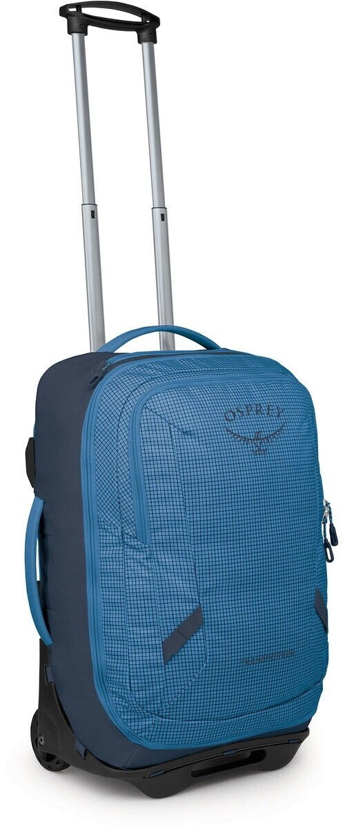 Osprey Transporter Wheeled Carry On blue flame