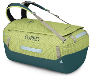 Osprey Transporter 65L Travel Duffel Bag - Robuuste Reistas Pine Leaf Met Rugzakdragen