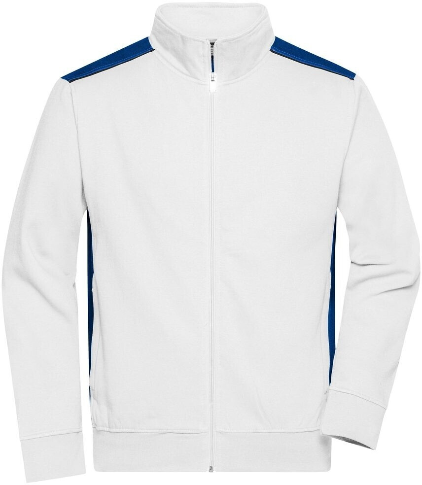 James+Nicholson Herren Sweatjacke Navy Blau - Stehkragen Mit Seitentaschen Größe M