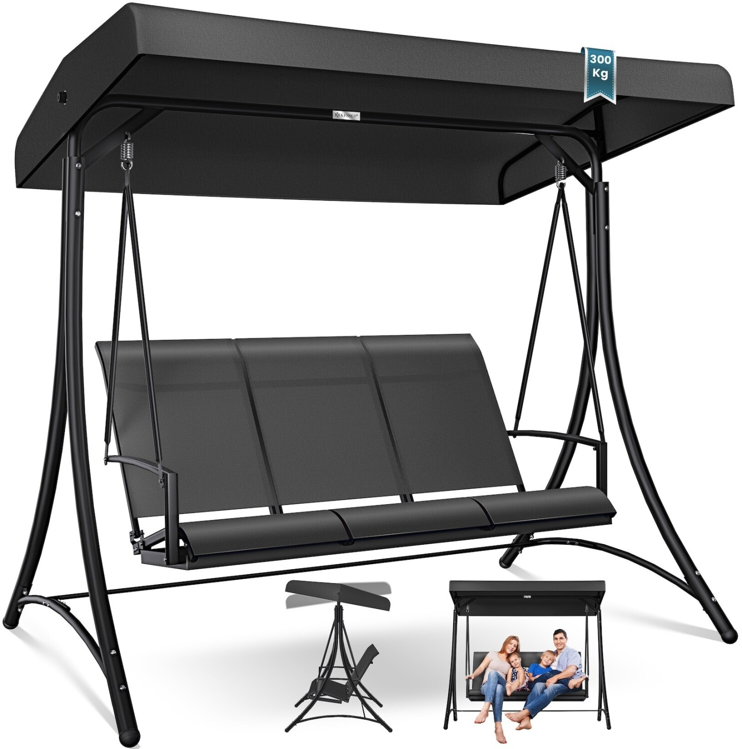 Kesser Garden swing 3-seater without overlay