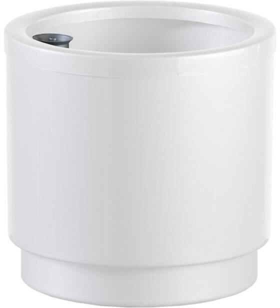 Plastiken Pot de plante à réserve d'eau Hidrojardinera 48 cm blanc