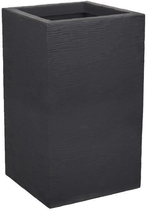 EDA Bac à fleurs haut Graphit Up 29,5 x 29,5 x 49,5 cm gris anthracite