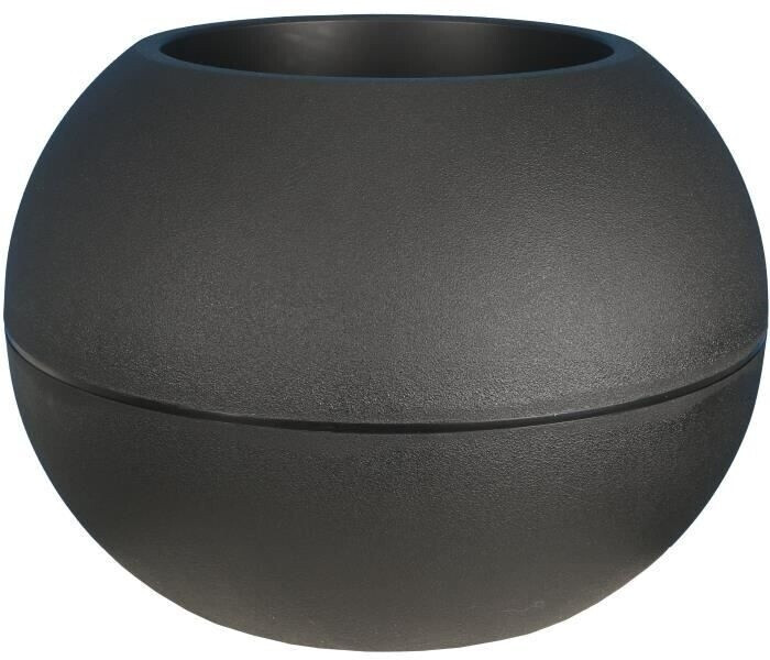 RiViERA Pot de plante Boule 50 cm noir