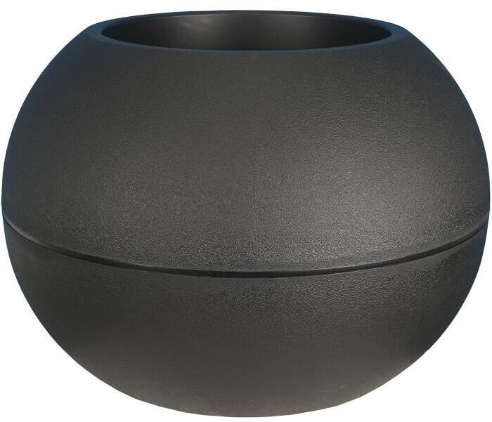 RiViERA Pot de plante Boule 40 cm noir