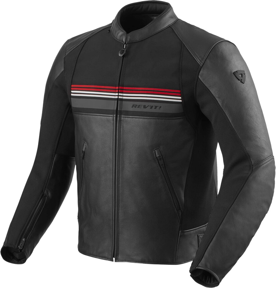 REV'IT! Mile 2 Jacket black/red