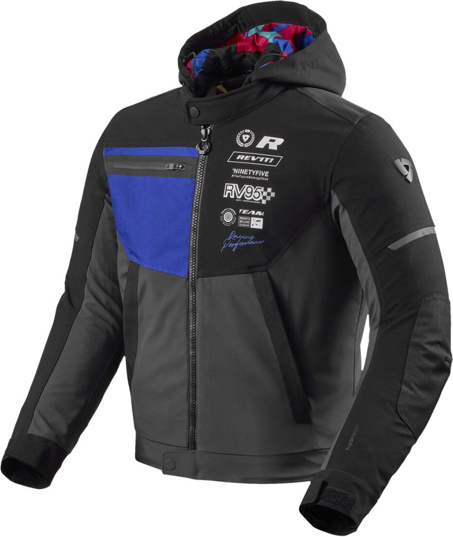 REV'IT! Haste H2O Jacket black/blue