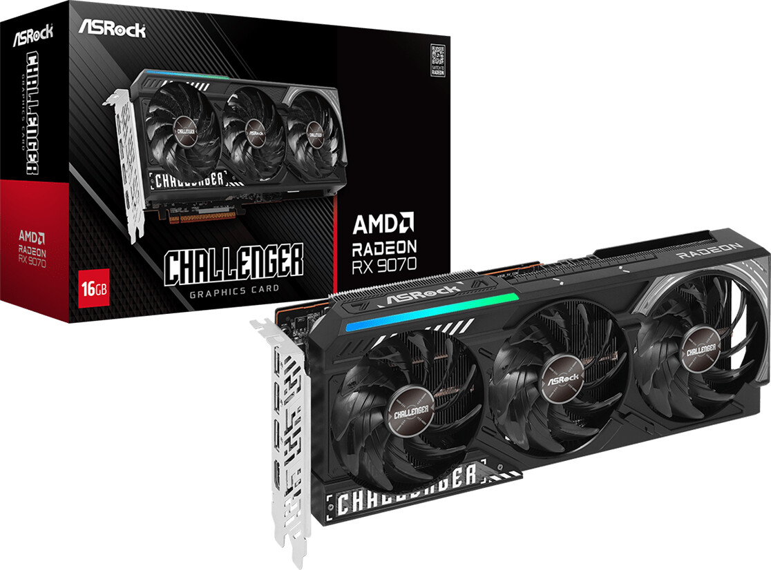 ASRock Radeon RX 9070 Challenger