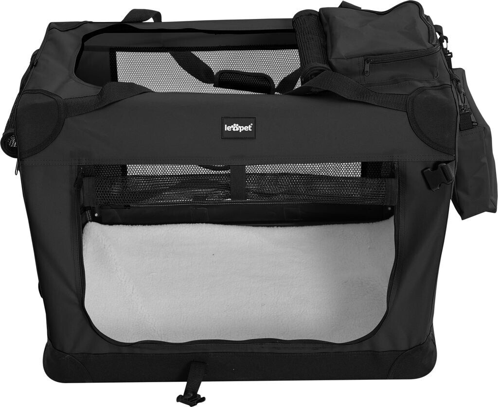 Leopet Caisse de transport pour chien S Black Leopet Caisse de transport pour chien S Black