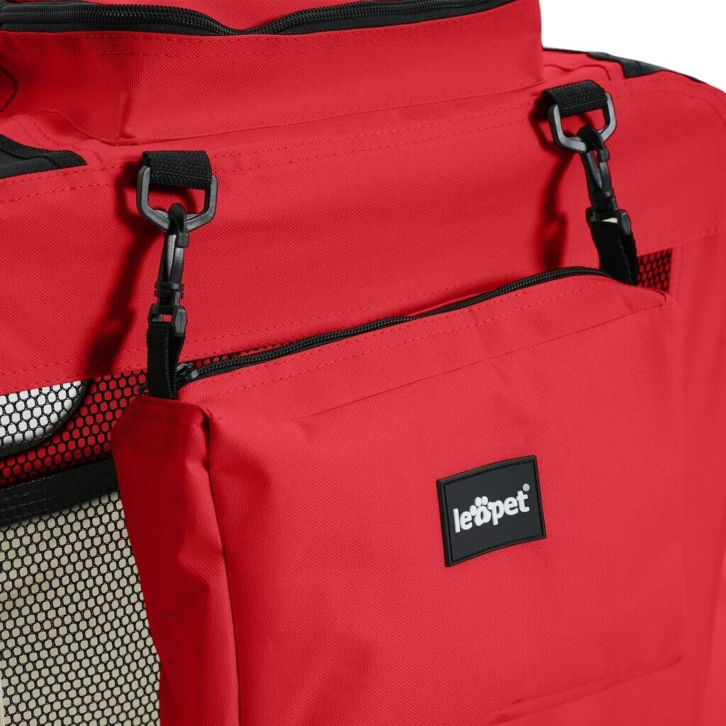 Leopet Caisse de transport pour chien M Red Leopet Caisse de transport pour chien M Red