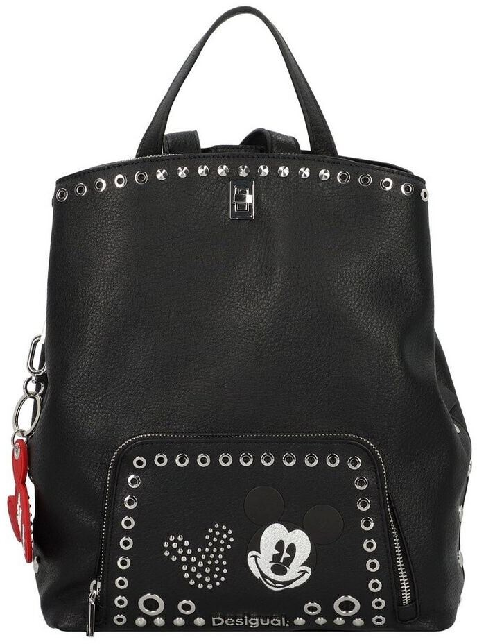 Mickey Mouse Borse Desigual Nere Rucksack Mit Nieten Desigual