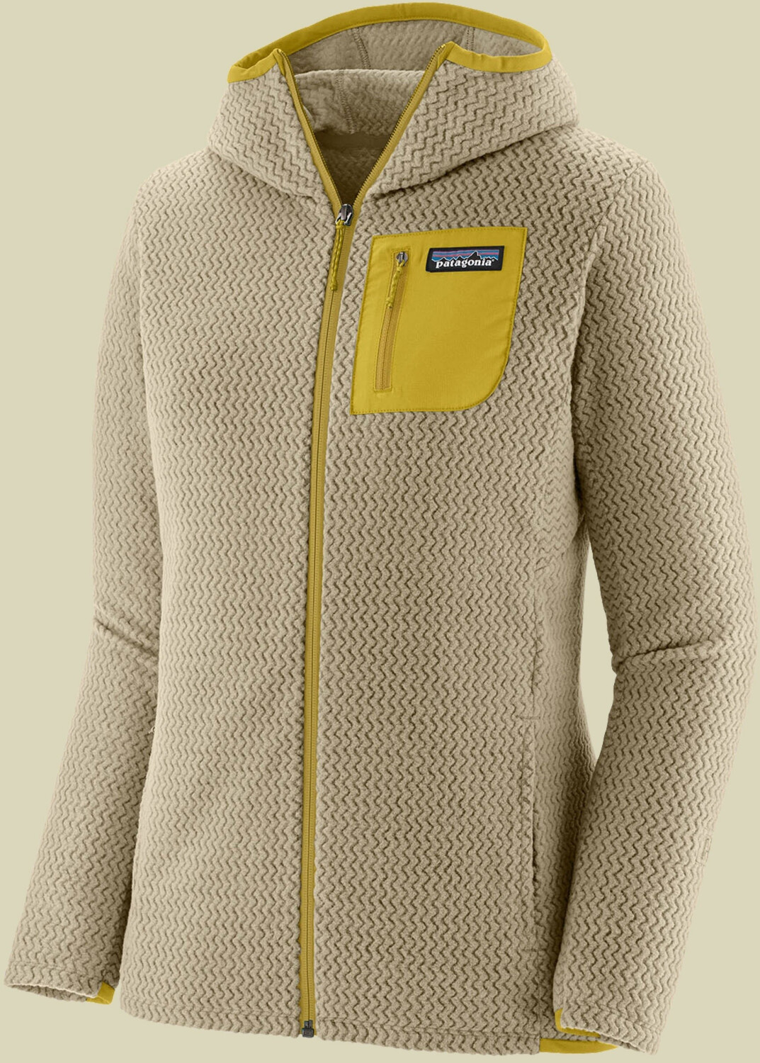 Patagonia Women's R1 Air Full-Zip Hoody buttercup yellow