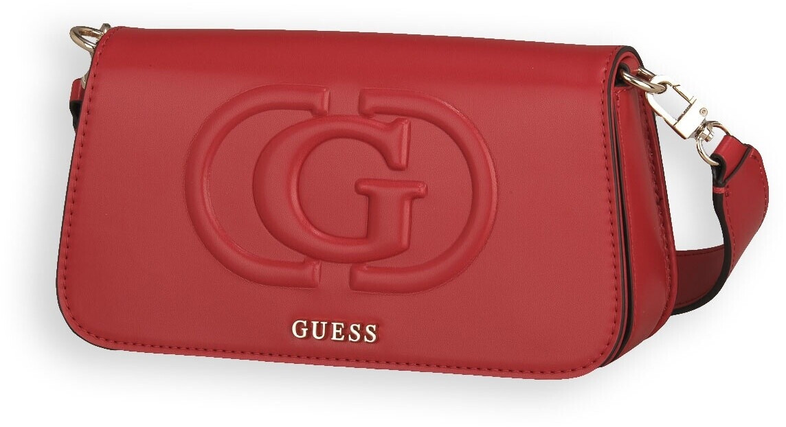 Guess MIETTA FLAP SHOULDER BAG red