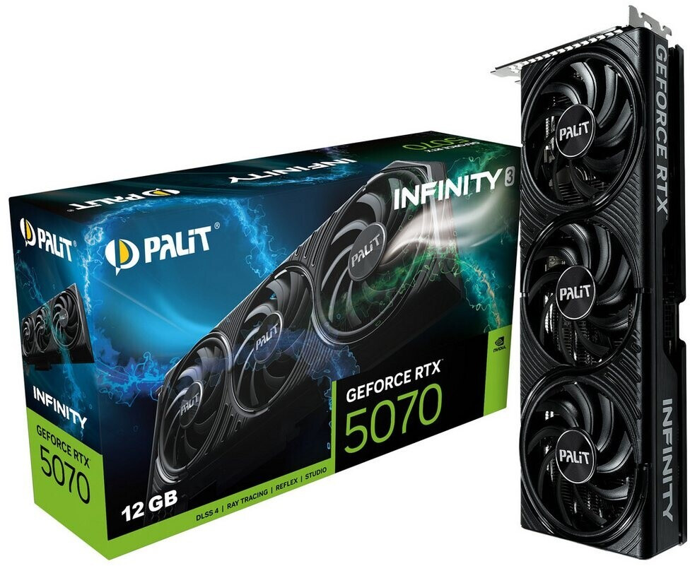 グラフィックボード・グラボ・ビデオカード Palit GeForce RTX 5070 12GB Palit GeForce RTX 5070 ab 526,29 € (Dezember 2025 Preise