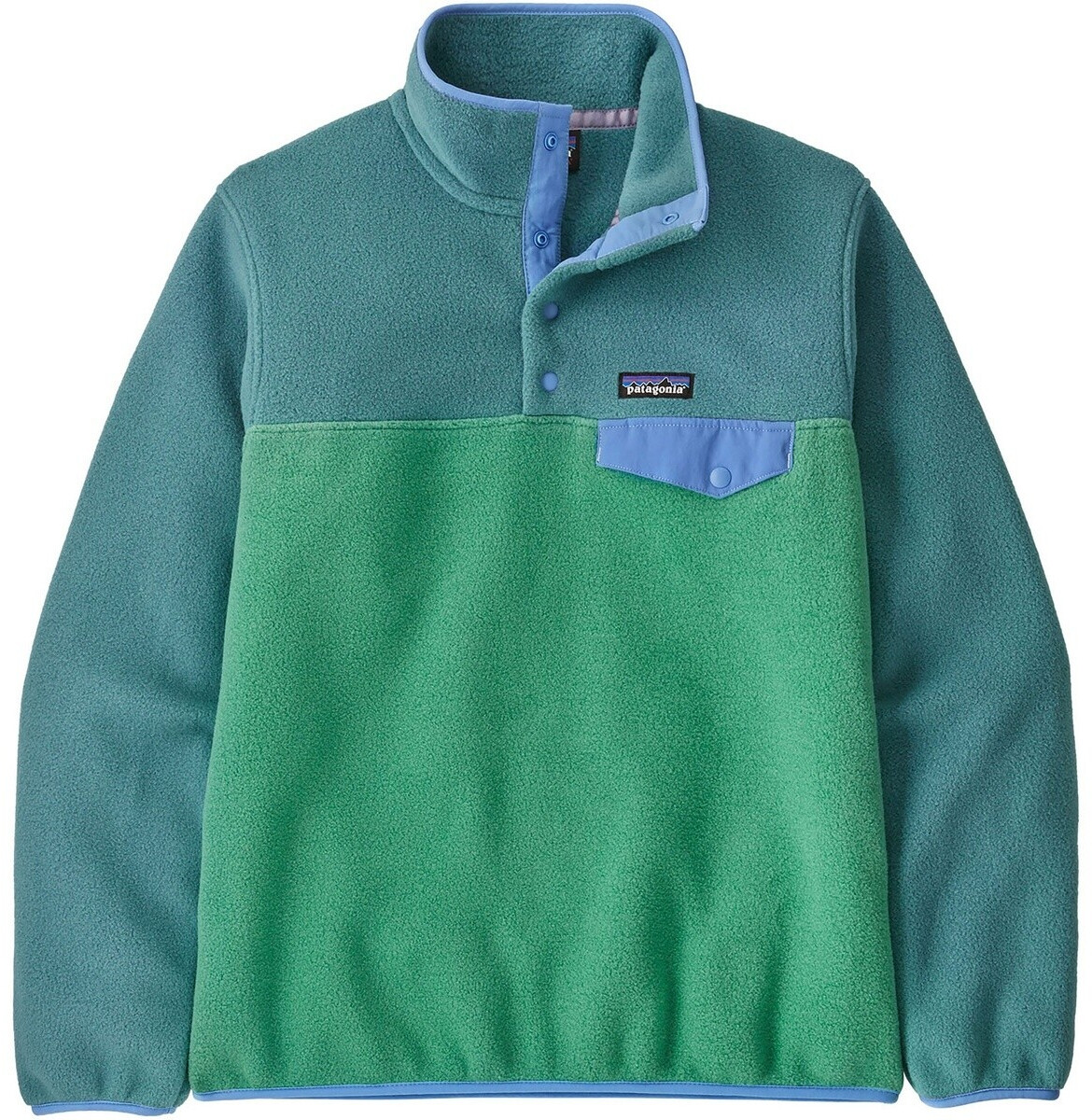 Patagonia Women's Lightweight Synchilla Snap-T Fleece Pullover (25455) heartleaf green