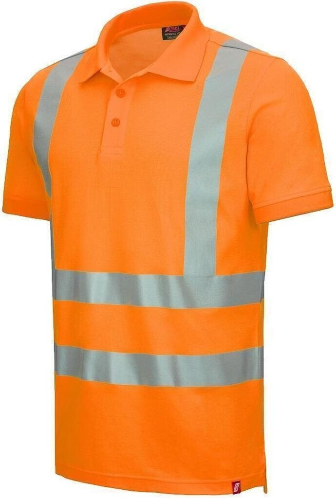 Nitras Warning protection Polo-Shirt Kl. 2 MOTION TEX VIZ UV-protection Orange