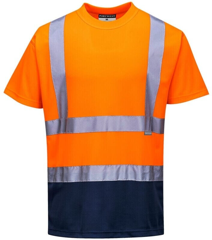Portwest Warning protection T-Shirt S378 orange/marine