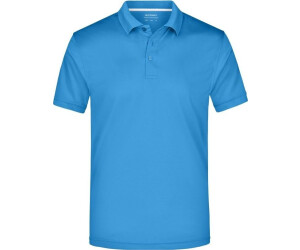 James & Nicholson Herren Polo-Shirt High Performance JN401 azur