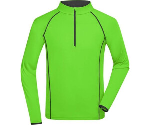 James & Nicholson fuctionshirt Longsleeve JN498 bright-green/black