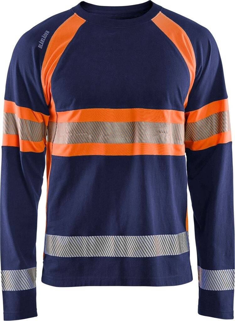 Blakläder Warning protection Longsleeveshirt 3510 marine/yellow