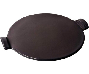 Emile Henry Pizza stone smooth Ø 37 cm pepper black