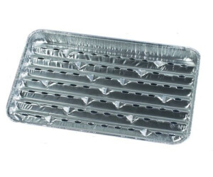 Starpak Square aluminium grill trays 2.5 x 23 x 34 cm 50 pieces