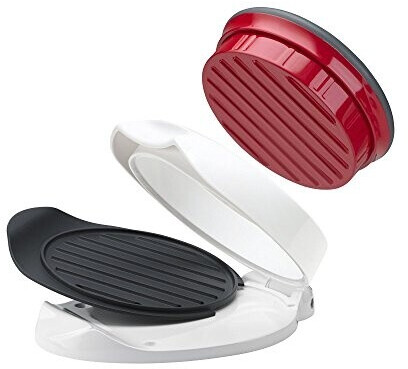 Zyliss Hamburgerpresse weiß-rot-grau