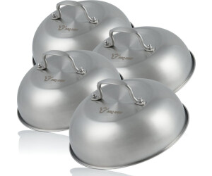 BBQ-Toro Stainless steel heating bell Ø 23 x 11,5 cm 4 pieces