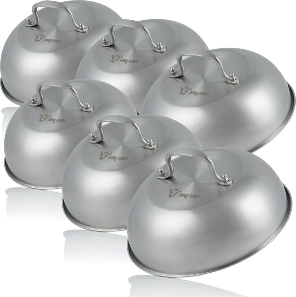 BBQ-Toro Wärmeglocke Edelstahl Ø 23 x 11,5 cm 6 Stück